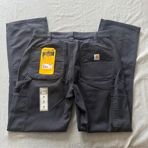 NWT Carhartt women’s rugged flex loose fit canvas Work Pants